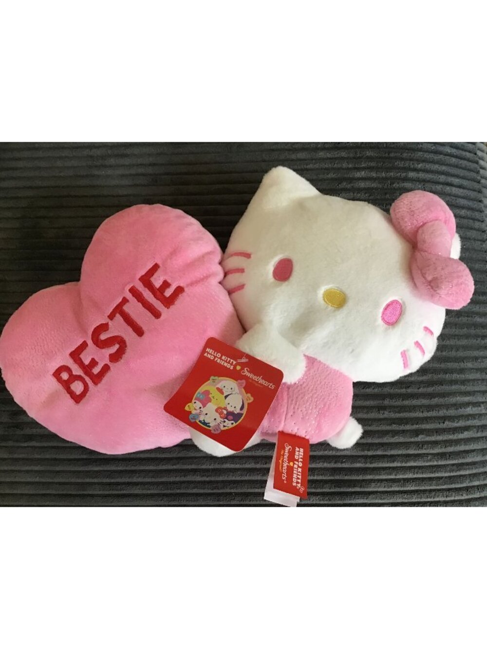Hello Kitty Sweethearts Bestie Plush Sanrio Valentine's Day Stuffed Animal NWT